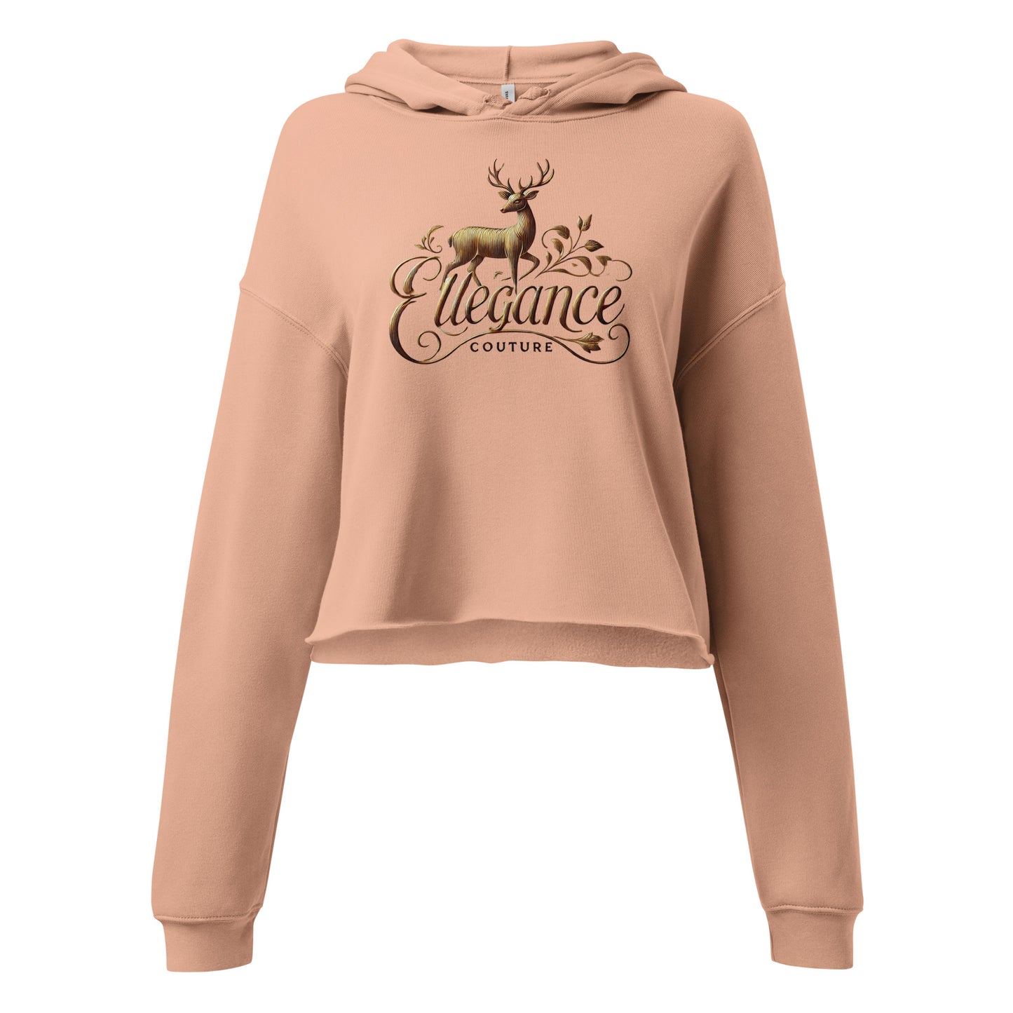 Stag Cropped Hoodie